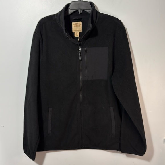Telluride Clothing Company Jacket Black Zip Front‎ Fleece in Size XL  NWT - Picture 2 of 15